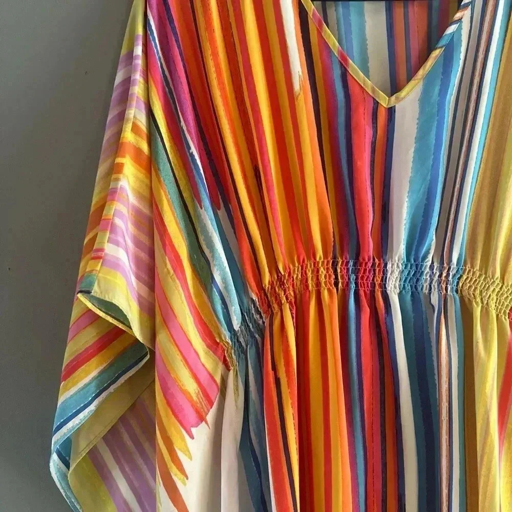 Natori - Colorful Flowy Dress (size small) - Picture 3 of 8